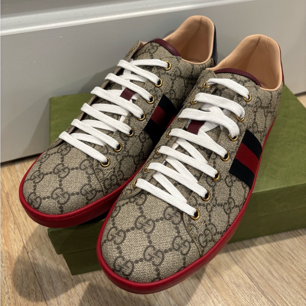 Gucci GG Canvas Sneakers - Picture 1 of 8
